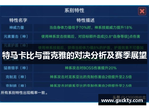 特马卡比与雷克雅的对决分析及赛季展望 特马卡比与雷克雅的对决分析及赛季展望